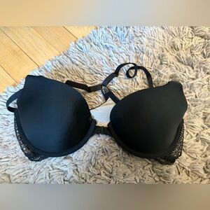 Black bra racerback